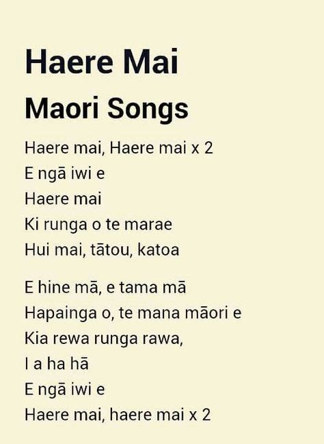 Waiata Mori (Song sheets to accompany speeches) Below are the words & explanations of three well-known waiata that can be used on the marae during the powhiri process. . Putiputi waiata lyrics